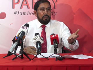 Jumhooree Party leader Qasim Ibrahim