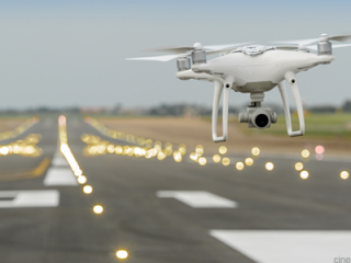 File photo: drone at airport