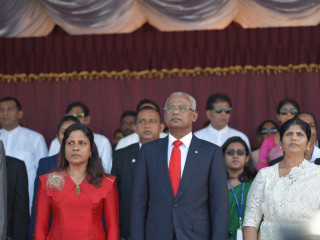 President Ibrahim Mohamed Solih and First Lady Fazna Ahmed