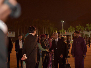 ރައީސް އިބްރާހިމް މުހައްމަދު ސޯލިހް، ލަންކާ އެއާޕޯޓްގައި