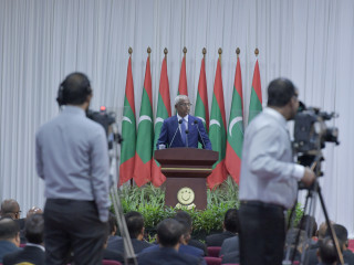 ރައީސް އިބްރާހިމް މުހައްމަދު ސޯލިހް، މަޖިލީހަށް ރިޔާސީ ބަޔާން އިއްވަވަނީ