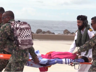 The child, who sustained head injuries, was brought to Malé on Saturday morning