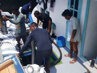 ދިޔަވަމުން ދިޔަ ދޯންޏަކަށް އެމްއެންޑީއެފުން އެހީތެރިކަން ފޯރުކޮށްދީފި