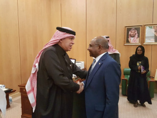 Foreign Minister Shahid meets Saudi Arabia\'s Minister of Commerce & Investment Dr. Majid Bin Abdullah Al Qasabi