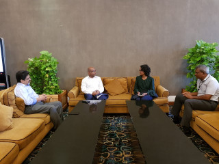 ފޮރިން މިނިސްޓަރ އަބްދުﷲ ޝާހިދު ސައުދީއަށް ކުރެއްވި ދަތުރުފުޅު ނިންމަވާލައްވާ މާލެ ވަޑައިގަތުން