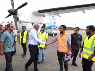 ރައީސް ސޯލިހު ކޫއްޑޫއަށް ކުރެއްވި ދަތުރުފުޅުގެ ތެރެއިން