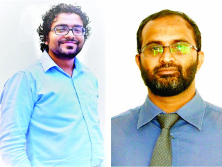 އަވަސް އޮންލައިންގެ މެނޭޖިންގ އެޑިޓަރ އަޙުމަދު ނާއިފް (ވ) ނޫނު އިންފޯގެ ނޫސްވެރިޔާ އަހުމަދު ނައުޝާދު ވަނީ ކުރިމަތިލާފައި