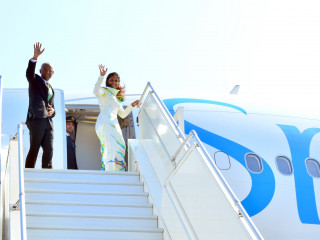 The first couple leaves for Singapore
