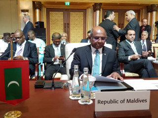 Foreign Minister Shahid at the 46th session of the Council of Foreign Ministers of OIC