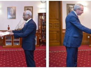 ޕޯޗުގަލް އާއީ ބެލްޖިއަމްގެ އާ ސަފީރުން މަގާމުގެ ފަތްކޮޅު ރައީސްއަށް އަރުވައިފި