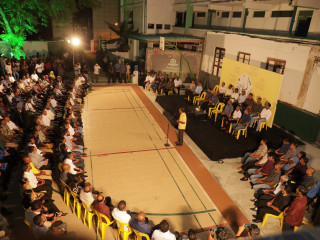 އެމްޑީޕީންް ބޭއްވި ކެމްޕޭން އިވެންޓެއްގައި ރައީސް ނަޝީދު ވާހަކަދައްކަވަނީ