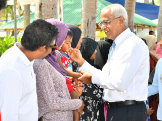 ރައީސް ސޯލިހު މާފުށީގައި