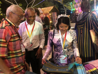 އަށްވަނަ އާޓް ސަމިޓްގައި މިނިސްޓަރު ޔުމްނާ ބައިވެރިވެ ވަޑައިގެންފި