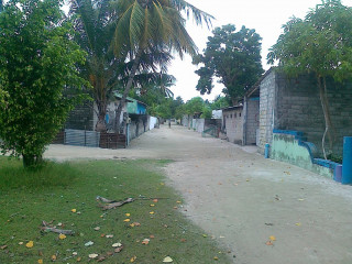 Dhiyamingili island of Thaa atoll