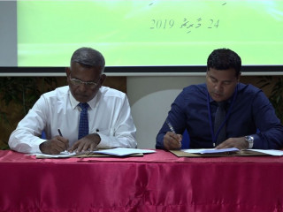 ސްޓެލްކޯއާއި ޓިވެޓް އޮތޯރިޓީން ފަހުމުނާމާގައި ސޮއި ކުރުން