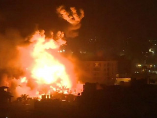 ރޮކެޓް ހަަމަލާތަކުގެ ބަދަލުގައި އިސްރާއީލުން ޣައްޒާއަށް ވައިގެ މަގުން ހަމަލާތަކެއް