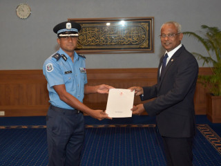 Mohamed Hameed was appointed as Commissioner of Police on Tuesday