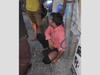 ބިދޭސީ މީހާއަށް އަނިޔާވެ، ބިންމަތީގައި