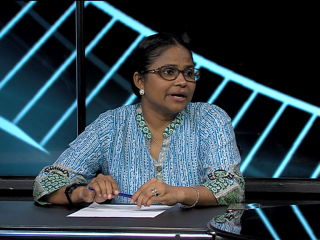 Aminath Nadira speaking to RaajjeTV on Monday night