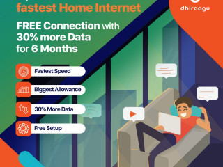 ދިރާގު ފިކްސްޑް ބްރޯޑްބޭންޑްގެ ޚިދުމަތް ހިލޭ ގުޅައިދީ %30 އިތުރު ޑޭޓާ ލިބޭ ޕްރޮމޯޝަނެއް!