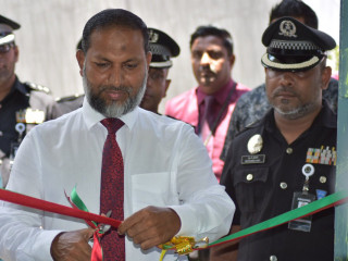 ގަވާއިދާ ހިލާފަށް އުޅޭ ބިދޭސީން ބައިތިއްބުމަށް ހެދި އައު ޔުނިޓް ހޯމް މިނިސްޓަރ އިމްރާން އަބްދުﷲ ހުޅުވައިދެއްވަނީ