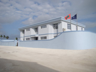 The police station in Villingili of Gaafu Alif atoll