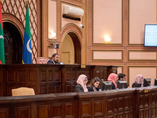 މަޖިލީހުގެ ޖަލްސާއެއް ކުރިޔަށް ދަނީ