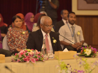 ހެލްތު މިނިސްޓަރުންގެ މަހާސިންތާގައި ރައީސް ސޯލިހް ވާހަކަދައްކަވަނީ