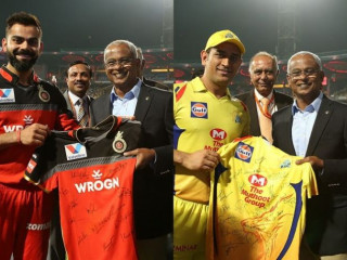 ރައީސް އިބްރާހިމް މުހައްމަދު ސާލިހާއި ވިރާޓް ކޯލީ އާދި އެމްއެސް ދޯނީ