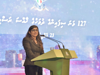 ސިފައިންގެ ދުވަހުގެ ހާއްސަ ރަސްމިއްޔާތުގައި މިނިސްޓަރ ވާހަކަ ދައްކަވަނީ