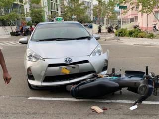 މިއަދު ހުޅުމާލޭގައި ހިނގި އެކްސިޑެންޓް