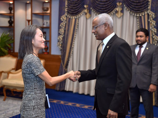 United Nations Resident Coordinator and UNDP’s Resident Representative to the Maldives, Shoko Noda pays farewell call on President Solih