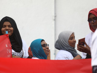 މަސައްކަތްތެރީންގެ ހައްގުގައި ކުރި މުޒާހަރާއެއްގެ ތެރެއިން