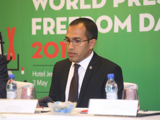 \"ވޯލްޑް ޕްރެސް ފްރީޑޮމް ޑޭ\" ގައި މިނިސްޓަރު މަލީހު ބައިވެރިވެވަޑައިގަންނަވަނީ