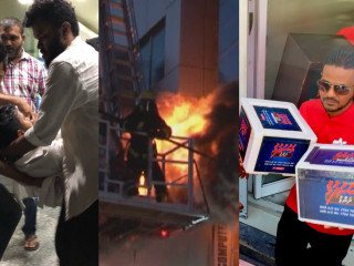 ހަތް އަހަރު ދުވަހުގެ ތެރޭގައި ރާއްޖެޓީވީއަށް ލިބުނު ގެއްލުންތައް ރަމްޒުކޮށްދޭ ތިން ފޮޓޯ