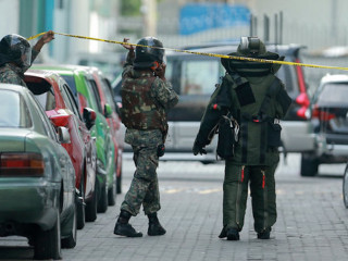 މާލެ ތެރޭގައި އެމްއެންޑީއެފްގެ ބޮމްބް ޑިފިއުޒަލް ސްކޮޑުން ހަރަކާތްތެރި ވަނީ (ފައިލް ފޮޓޯ)