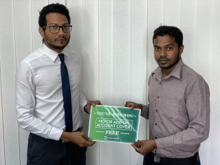 އެކްސިޑެންޓް އިންޝުއަރަންސް ކަވަރ މުޅިން ހިލޭ ލިބޭ ޕްރޮމޯޝަނެއް އަމާނާ ތަކާފުލް އިން ފަށައިފި