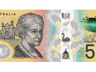 ލިޔުމުގެ ކުށް ހިމެނޭ އޮސްޓްރޭލިއާގެ 50 ޑޮލަރުގެ ނޫޓު