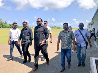 Minister Ali Waheed launched his three-day tour on Thursday