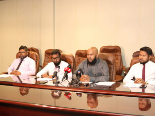 މިއަހަރު ހައްޖަށް މީހުން ގެންދާ ކުންފުނިތައް ކަނޑައެޅި ގޮތް އިއުލާން ކުރުމަށް އިސްލާމިކް މިނިސްޓްރީގައި ބޭއްވި ޕްރެސް ކޮންފަރެންސް