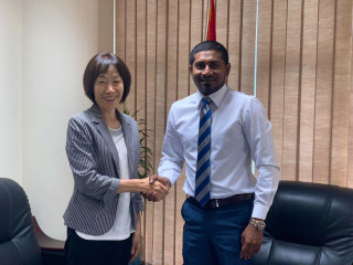 މިނިސްޓަރ އަހުމަދު މަހުލޫފް ޖަޕާންގެ އެމްބެސެޑަރ ކެއިކޯ ޔަނައި