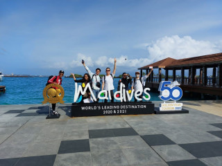 A media team from Indonesia have arrived in the Maldives on a familiarisation trip 