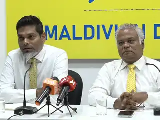 އެމްޑީޕީން ބޭއްވި ނޫސްވެރިންގެ ބައްދަލުވުމުގައި އެސްޓީއޯގެ ކުރީގެ މެނޭޖިންގ ޑިރެކްޓަރު ހުސައިން އަމްރު ވާހަކަ ދައްކަވަނީ 