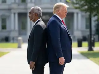 ރައީސް މުއިއްޒު އަދި ރައީސް ޓްރަމްޕް