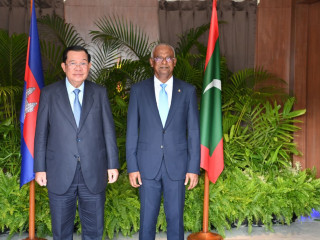 The President hosts luncheon in honour of visiting Cambodian Prime Minister