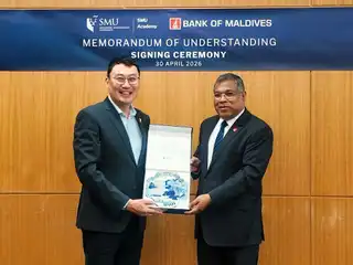 As part of the ceremony where BML entered into a formal Memorandum of Understanding (MoU) with the Singapore Management University.