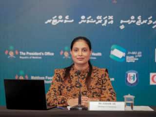 އެޑިއުކޭޝަން މިނިސްޓަރ ޑރ. އައިޝަތު އަލީ