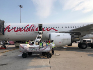 މޯލްޑިވިއަން އިން ގެނައި ކާގޯ ފުލައިޓުން ބާލަނީ