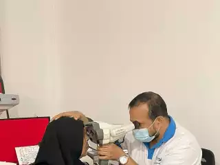 As part of the eye screening camp launched by EyeCare in Haa Alif atoll