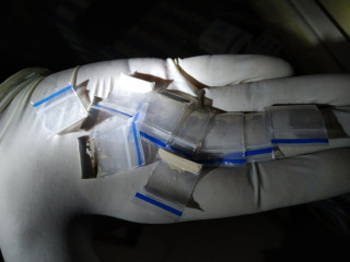 The drugs confiscated by officers of the Maldives Police Service